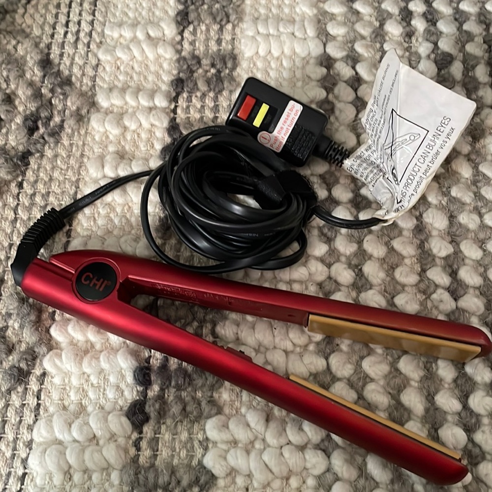 Red CHI Hair Straightener